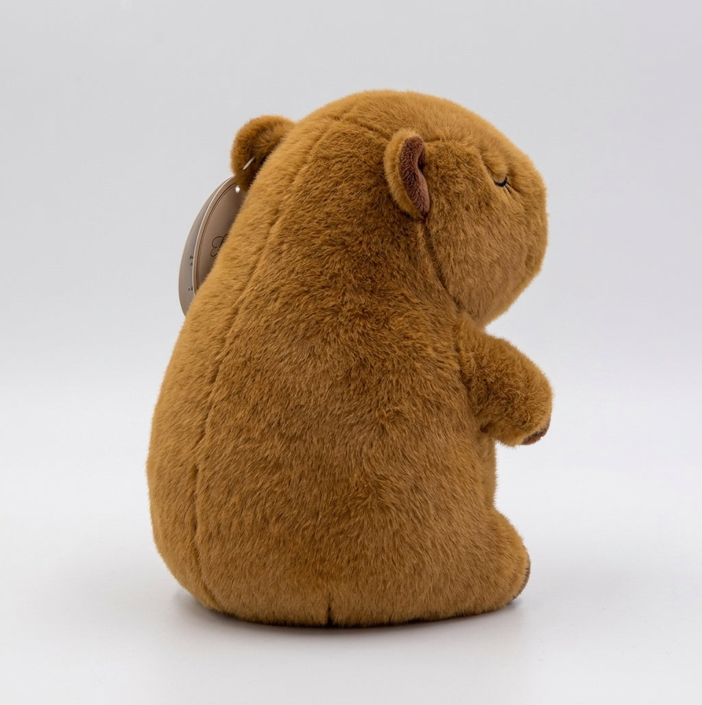 Capibara que Respira con Luz y Melodías — Peluche Arrullo