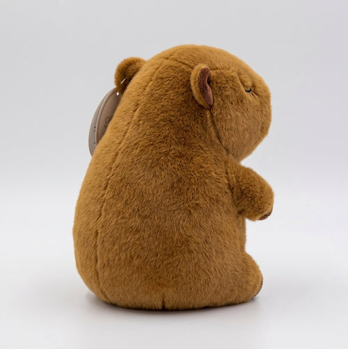 Capibara que Respira con Luz y Melodías — Peluche Arrullo
