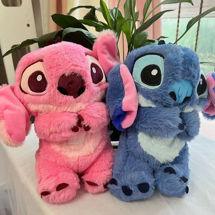Peluche Stitch que Respira 🩵🩷